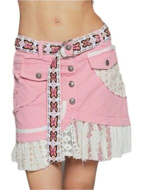 057:  POL NEW SKIRT BUBBLEGUM PINK (H21)
